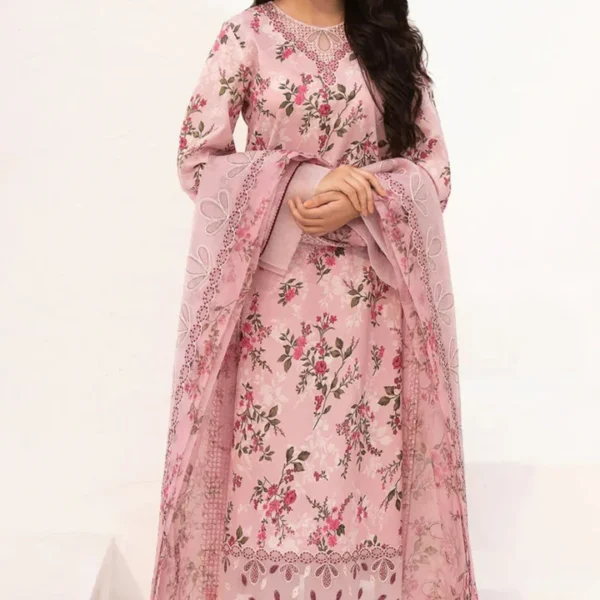 Khaddar 3pc Digital Printed Suit With Digital Printed Khaddar Dupatta