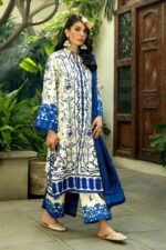 SR-ZC424 Digital Printed Unstitched 3pc Lawn Suit With Digital Printed Lawn Dupatta