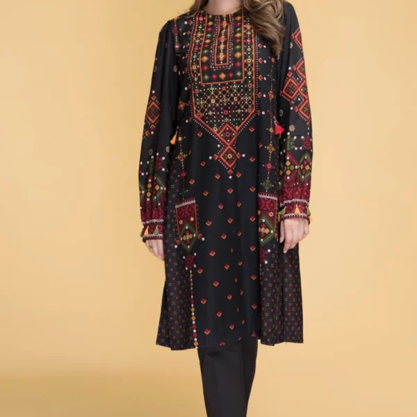 SR-KS738 Lawn Unstitched Embroidered 2pc Suit