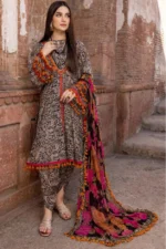 SR-MB112 Digital Printed Lawn 3pc Suit With Digital Printed Lawn Dupatta