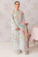 SR-AF70 Digital Printed Lawn Suit 3pc with Lawn Digital Printed Dupatta