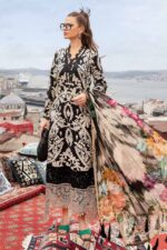 SR-MB431 Digital Printed Lawn Suit 3pc with Poly Lawn Digital Printed Dupatta