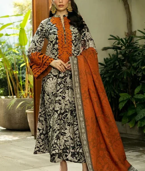 SR-ZC428 Digital Printed Lawn Suit 3pc with Lawn Digital Printed Dupatta