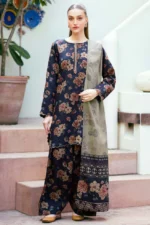 SR-BQ412 Digital Printed Lawn Suit 3pc With Lawn Digital Printed Dupatta
